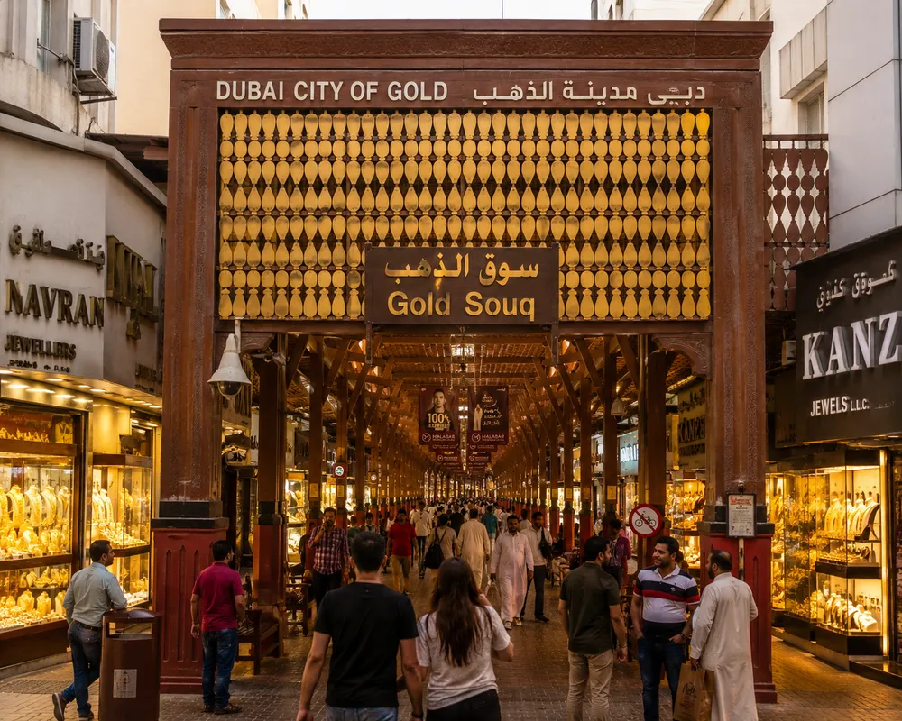 سوق الذهب في دبي — Gold Souk