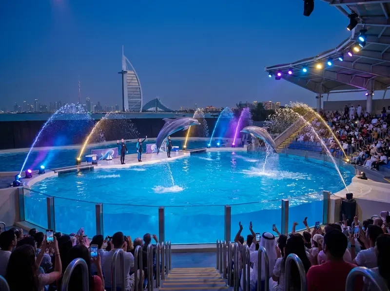 Dolphin show in Dubai